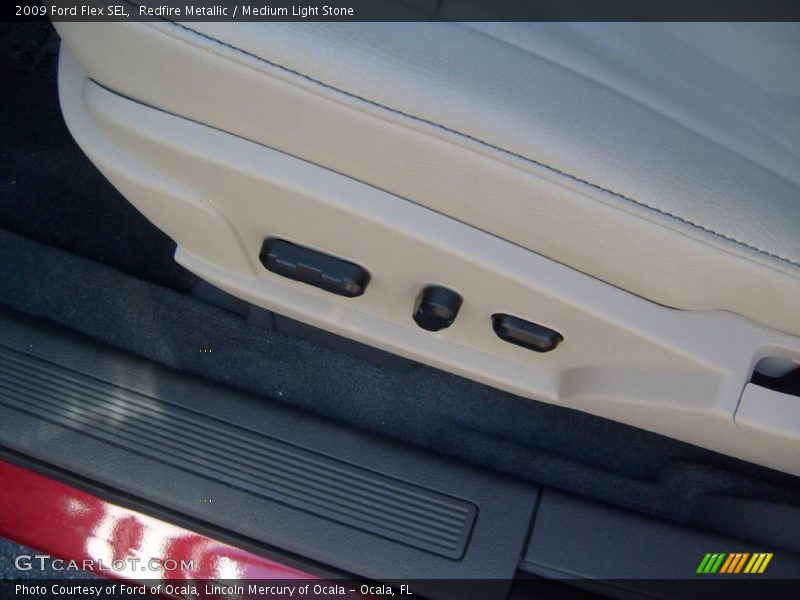 Redfire Metallic / Medium Light Stone 2009 Ford Flex SEL