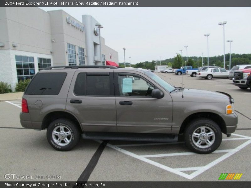 Mineral Grey Metallic / Medium Parchment 2004 Ford Explorer XLT 4x4