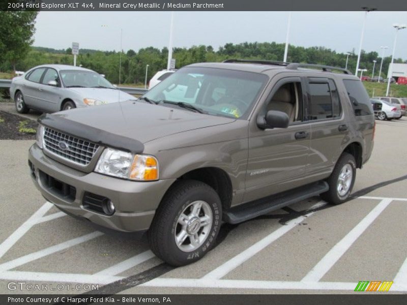 Mineral Grey Metallic / Medium Parchment 2004 Ford Explorer XLT 4x4