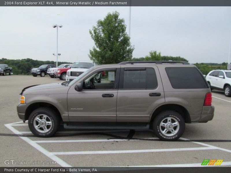 Mineral Grey Metallic / Medium Parchment 2004 Ford Explorer XLT 4x4