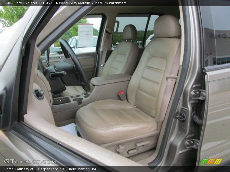 Mineral Grey Metallic / Medium Parchment 2004 Ford Explorer XLT 4x4
