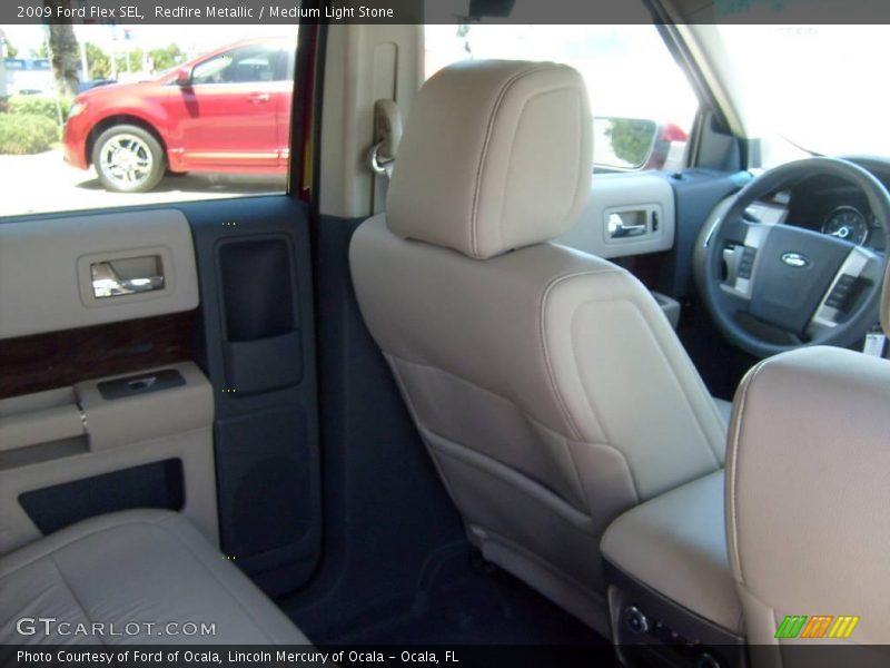 Redfire Metallic / Medium Light Stone 2009 Ford Flex SEL