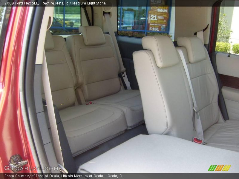 Redfire Metallic / Medium Light Stone 2009 Ford Flex SEL