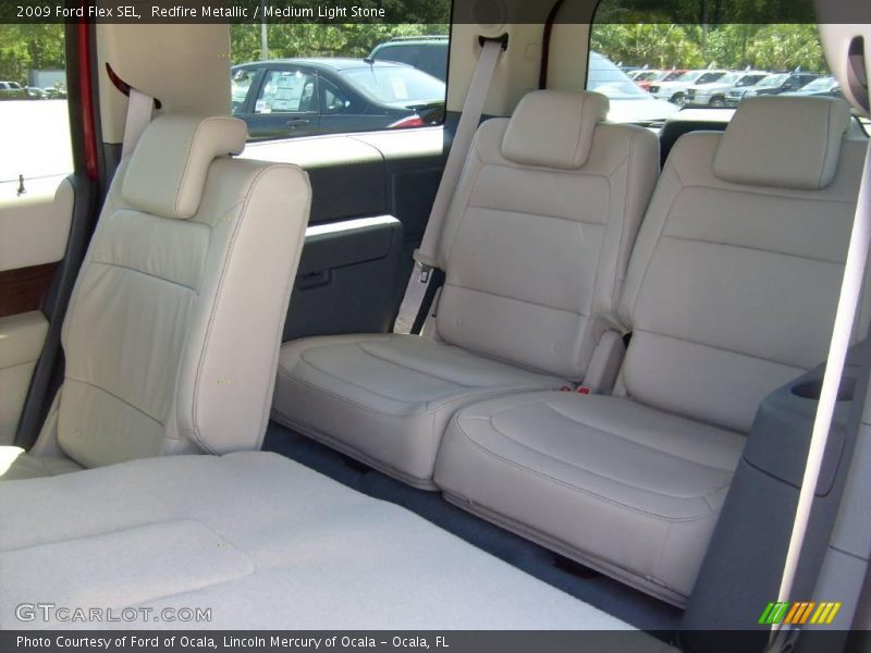 Redfire Metallic / Medium Light Stone 2009 Ford Flex SEL