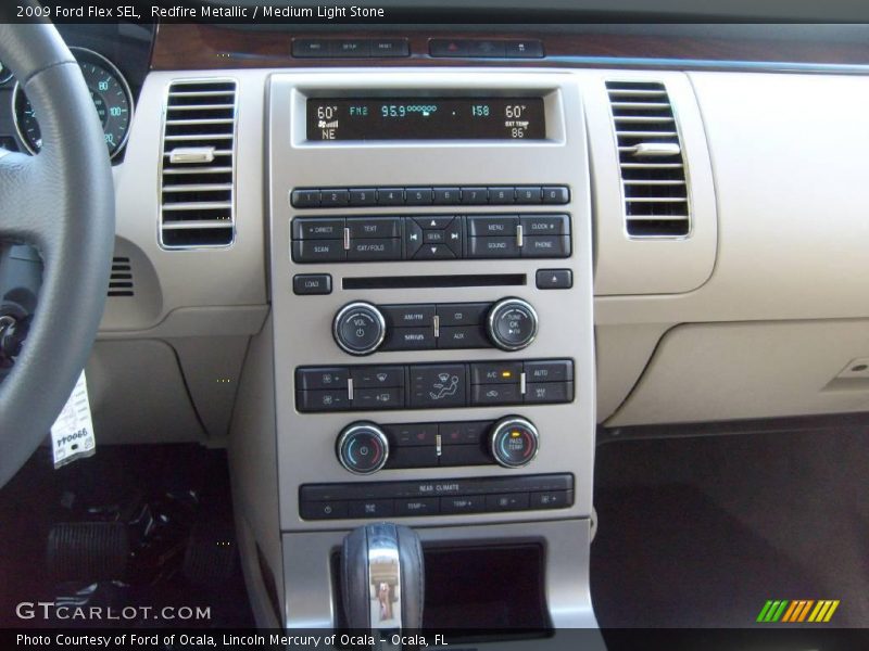Redfire Metallic / Medium Light Stone 2009 Ford Flex SEL
