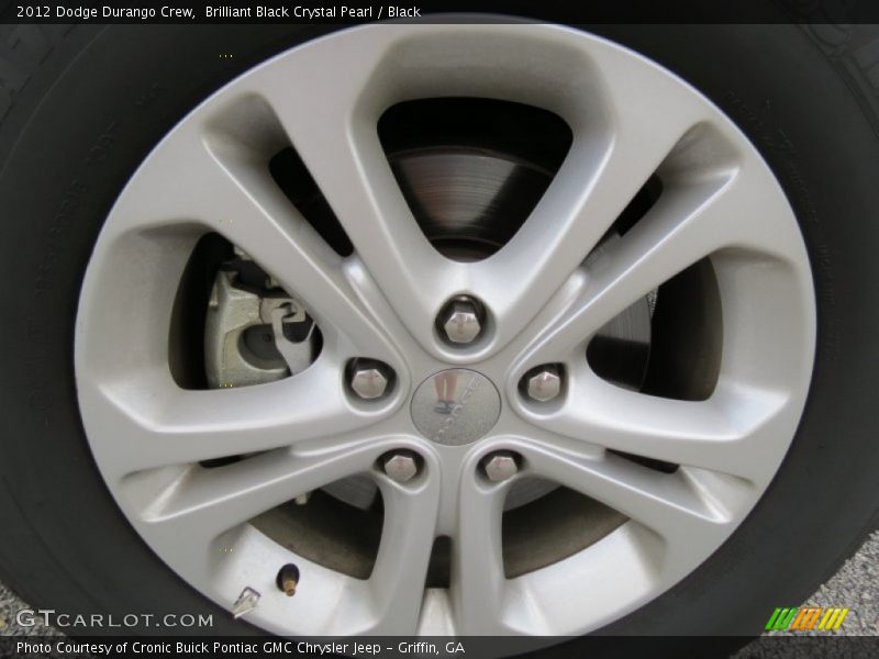 Brilliant Black Crystal Pearl / Black 2012 Dodge Durango Crew