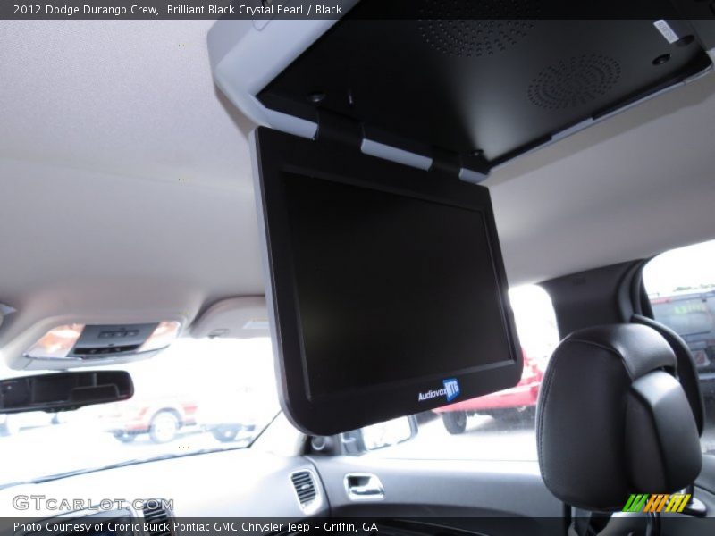 Brilliant Black Crystal Pearl / Black 2012 Dodge Durango Crew