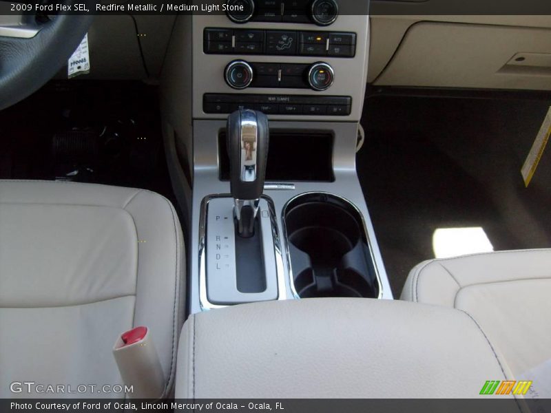 Redfire Metallic / Medium Light Stone 2009 Ford Flex SEL