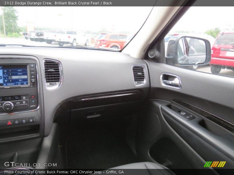 Brilliant Black Crystal Pearl / Black 2012 Dodge Durango Crew