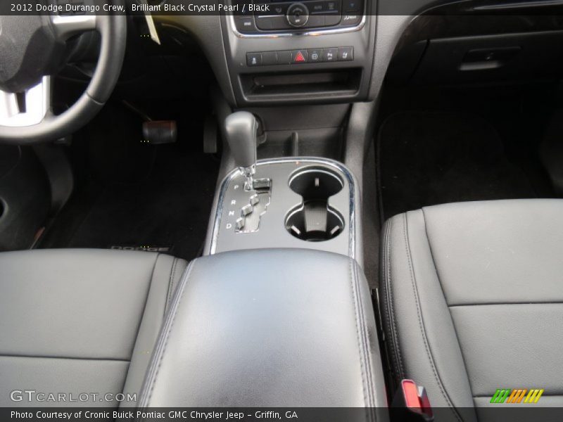 Brilliant Black Crystal Pearl / Black 2012 Dodge Durango Crew