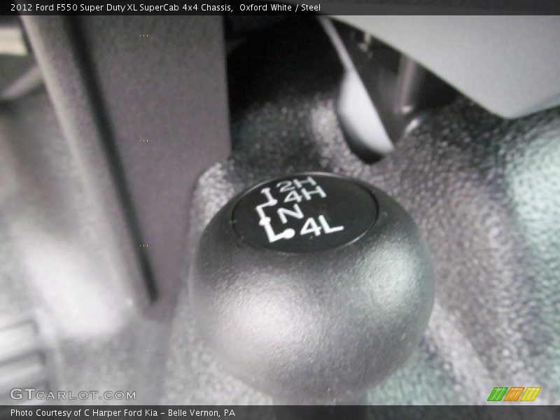 Oxford White / Steel 2012 Ford F550 Super Duty XL SuperCab 4x4 Chassis