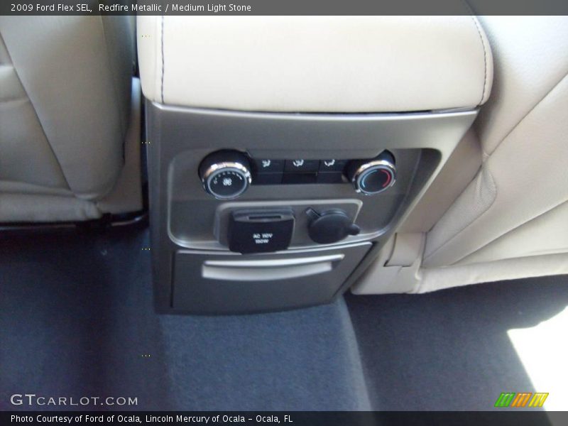 Redfire Metallic / Medium Light Stone 2009 Ford Flex SEL