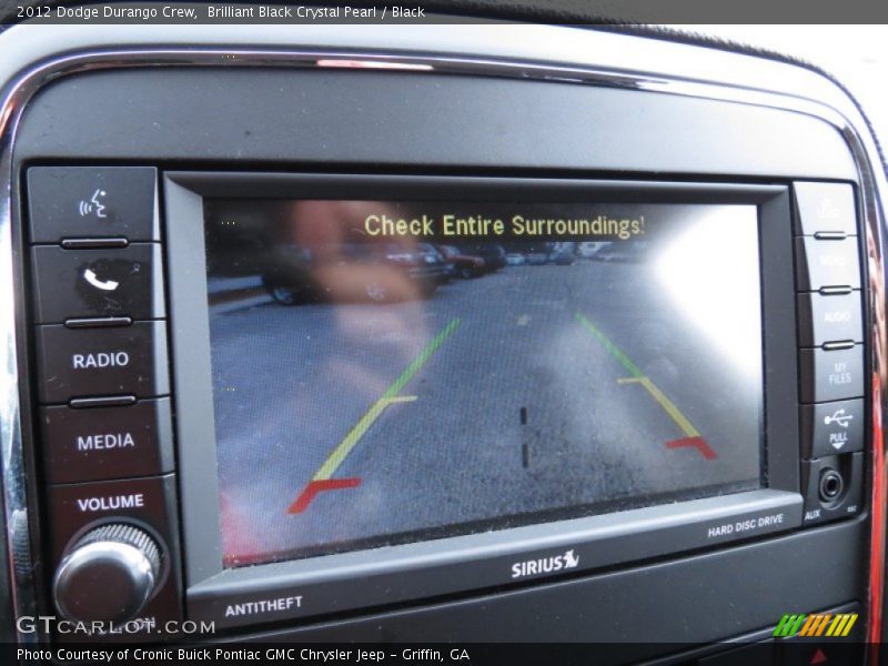 Brilliant Black Crystal Pearl / Black 2012 Dodge Durango Crew