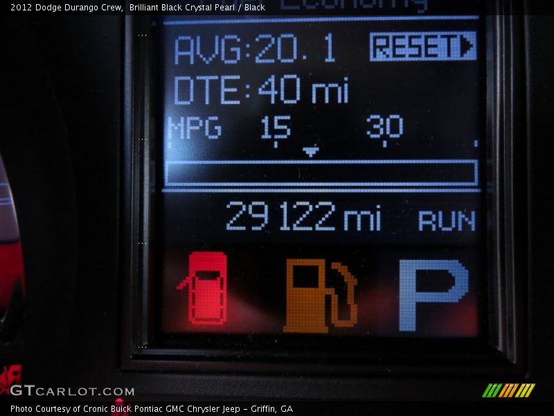 Brilliant Black Crystal Pearl / Black 2012 Dodge Durango Crew