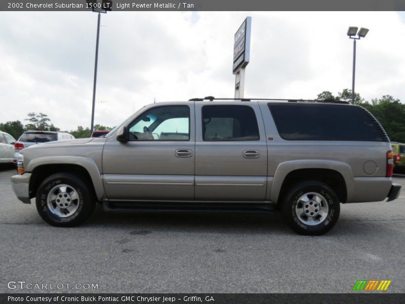 Light Pewter Metallic / Tan 2002 Chevrolet Suburban 1500 LT