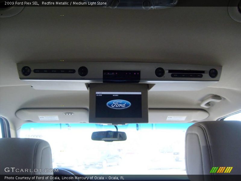 Redfire Metallic / Medium Light Stone 2009 Ford Flex SEL