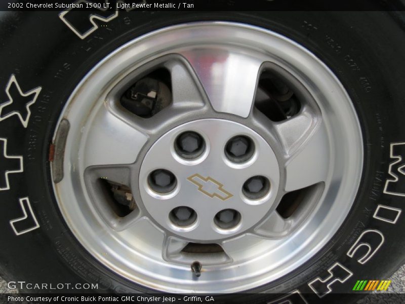 Light Pewter Metallic / Tan 2002 Chevrolet Suburban 1500 LT