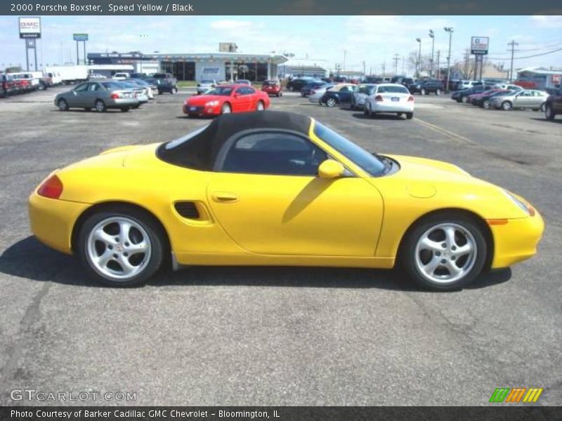 Speed Yellow / Black 2000 Porsche Boxster