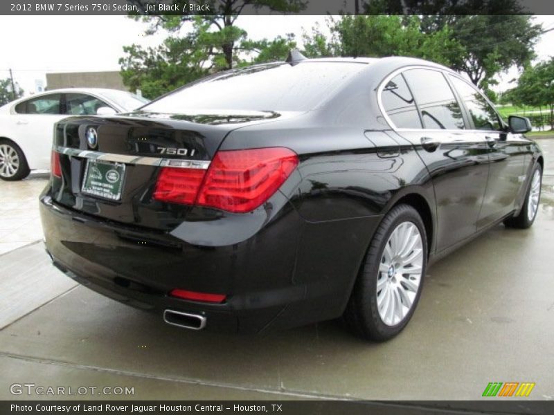 Jet Black / Black 2012 BMW 7 Series 750i Sedan