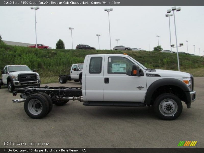 Oxford White / Steel 2012 Ford F450 Super Duty XL Regular Cab Chassis 4x4