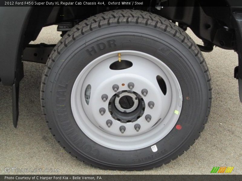 Oxford White / Steel 2012 Ford F450 Super Duty XL Regular Cab Chassis 4x4