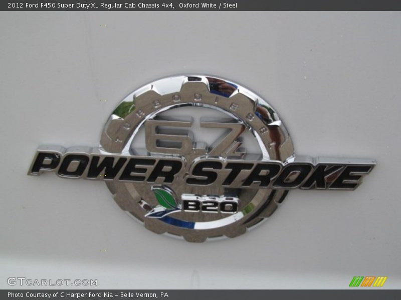 Oxford White / Steel 2012 Ford F450 Super Duty XL Regular Cab Chassis 4x4