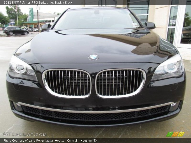 Jet Black / Black 2012 BMW 7 Series 750i Sedan
