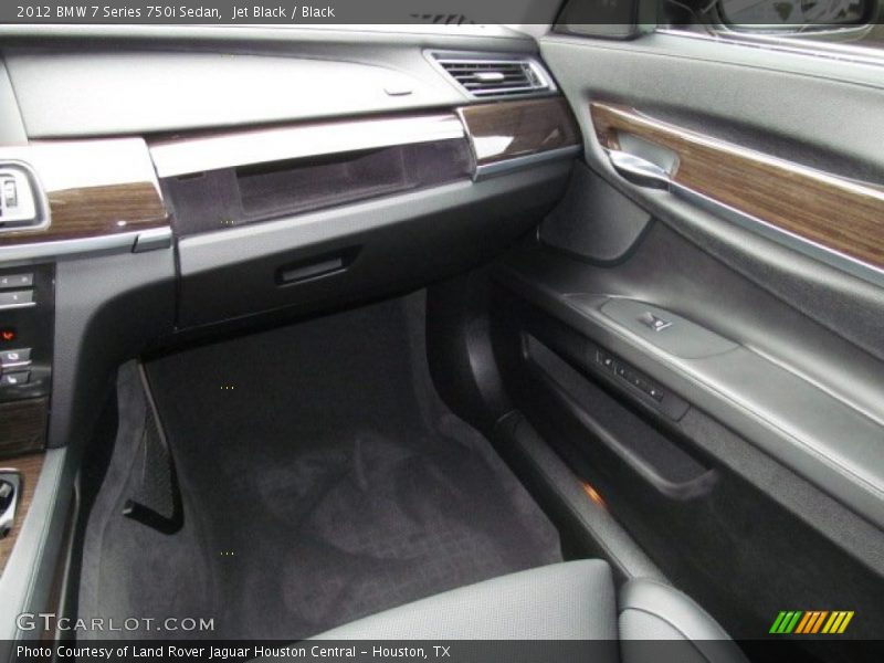 Jet Black / Black 2012 BMW 7 Series 750i Sedan