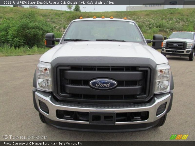 Oxford White / Steel 2012 Ford F450 Super Duty XL Regular Cab Chassis 4x4