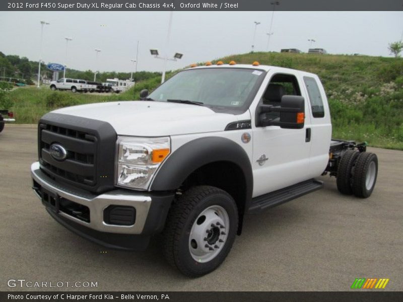 Oxford White / Steel 2012 Ford F450 Super Duty XL Regular Cab Chassis 4x4