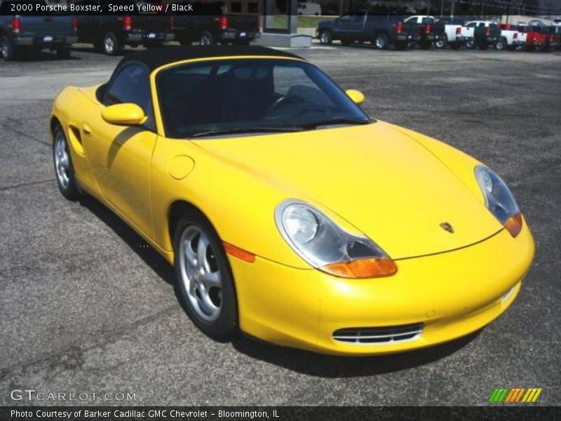 Speed Yellow / Black 2000 Porsche Boxster