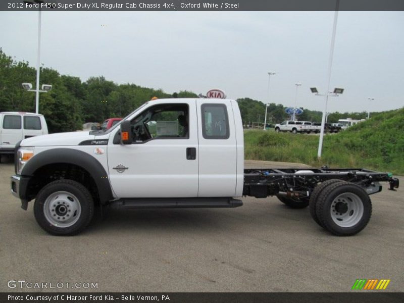 Oxford White / Steel 2012 Ford F450 Super Duty XL Regular Cab Chassis 4x4