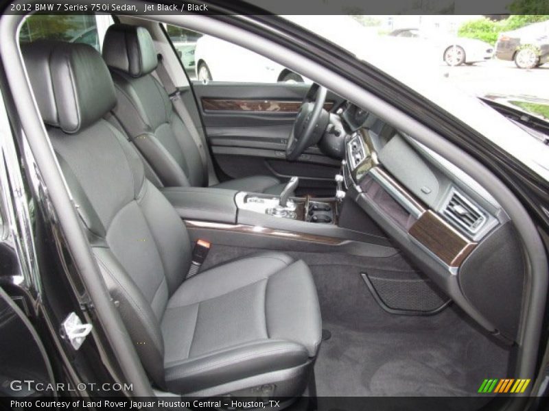 Front Seat of 2012 7 Series 750i Sedan