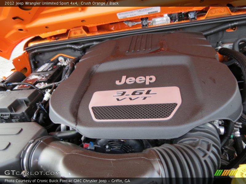  2012 Wrangler Unlimited Sport 4x4 Engine - 3.6 Liter DOHC 24-Valve VVT Pentastar V6