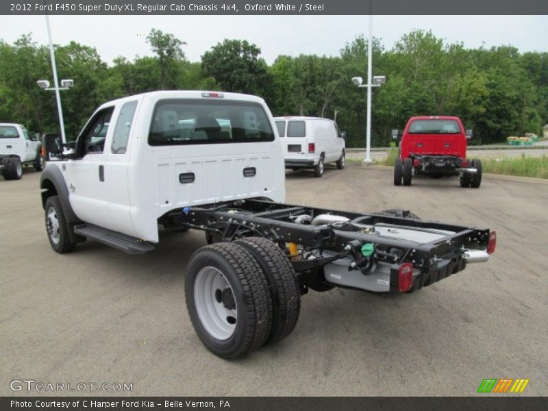 Oxford White / Steel 2012 Ford F450 Super Duty XL Regular Cab Chassis 4x4