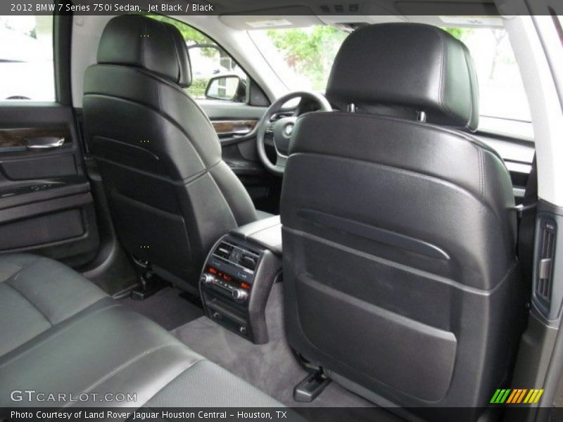 Jet Black / Black 2012 BMW 7 Series 750i Sedan