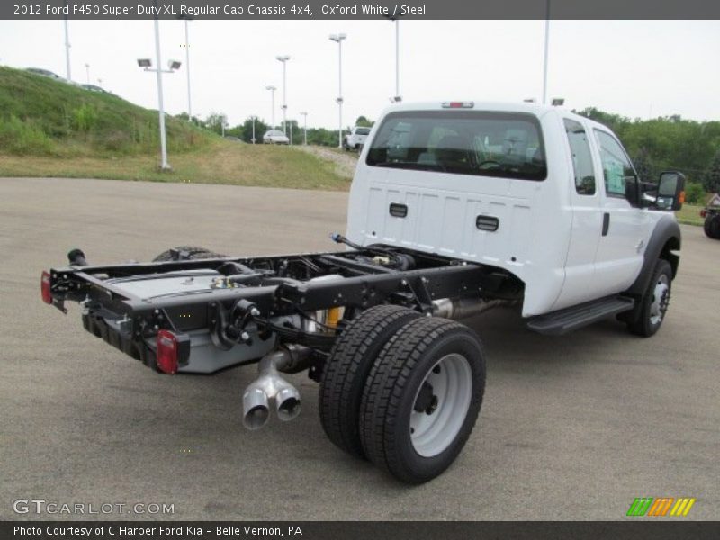 Oxford White / Steel 2012 Ford F450 Super Duty XL Regular Cab Chassis 4x4