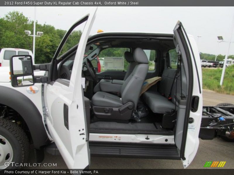 Oxford White / Steel 2012 Ford F450 Super Duty XL Regular Cab Chassis 4x4