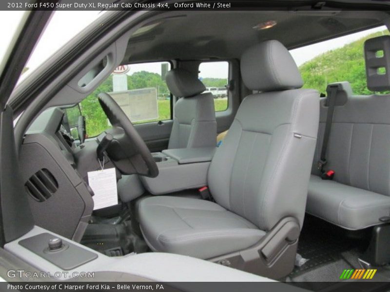 Oxford White / Steel 2012 Ford F450 Super Duty XL Regular Cab Chassis 4x4