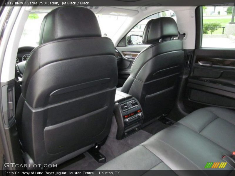 Jet Black / Black 2012 BMW 7 Series 750i Sedan