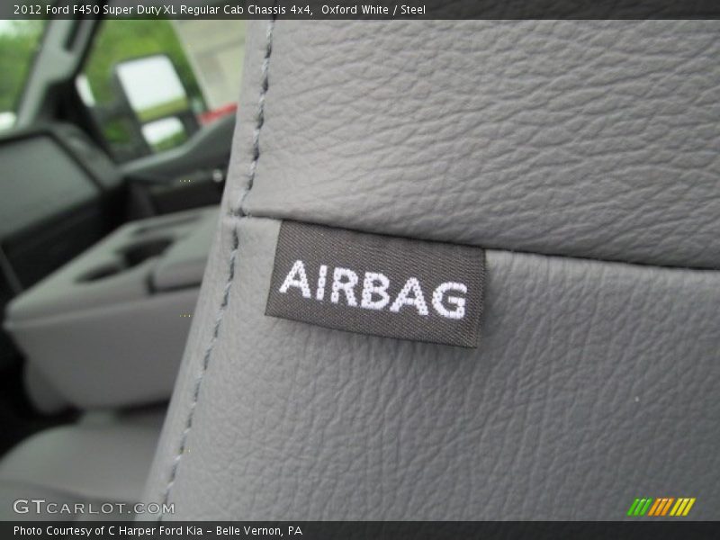 Oxford White / Steel 2012 Ford F450 Super Duty XL Regular Cab Chassis 4x4