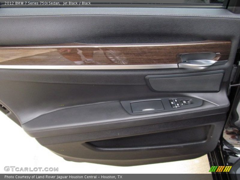 Jet Black / Black 2012 BMW 7 Series 750i Sedan
