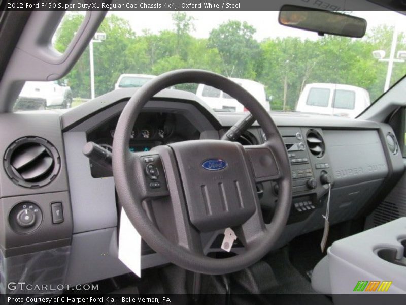 Oxford White / Steel 2012 Ford F450 Super Duty XL Regular Cab Chassis 4x4