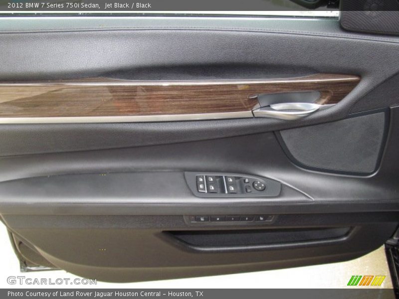 Jet Black / Black 2012 BMW 7 Series 750i Sedan
