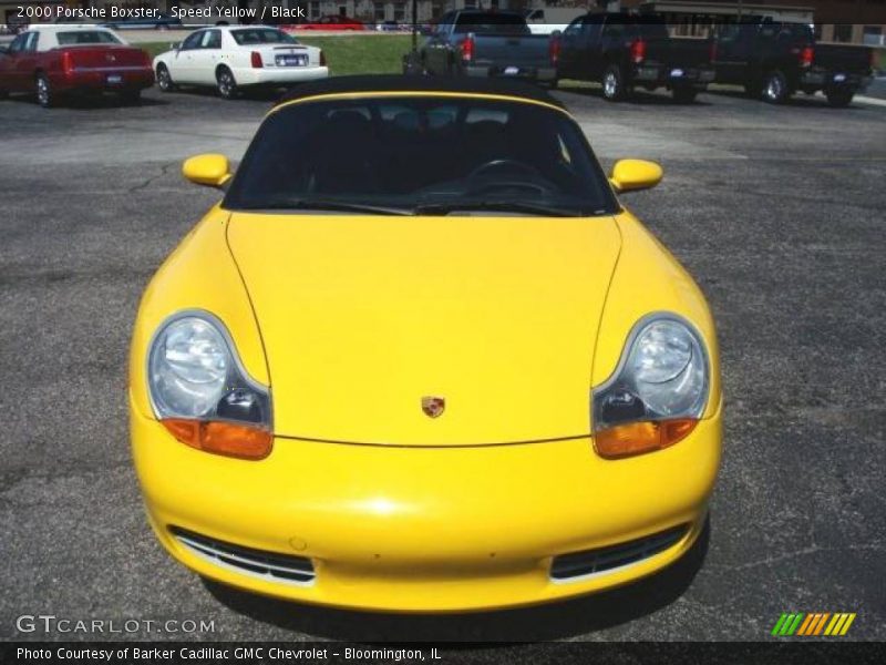 Speed Yellow / Black 2000 Porsche Boxster