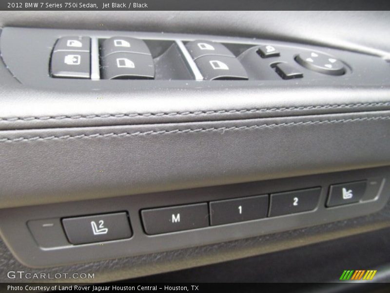 Jet Black / Black 2012 BMW 7 Series 750i Sedan