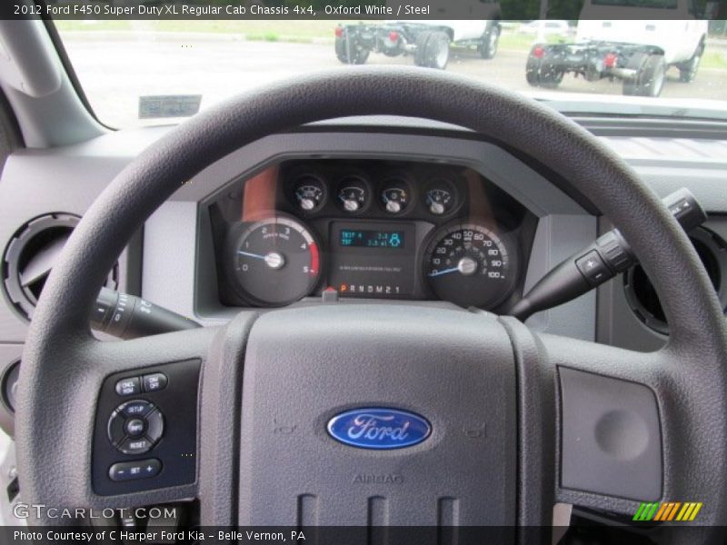 Oxford White / Steel 2012 Ford F450 Super Duty XL Regular Cab Chassis 4x4