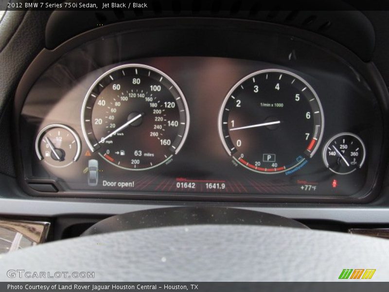  2012 7 Series 750i Sedan 750i Sedan Gauges