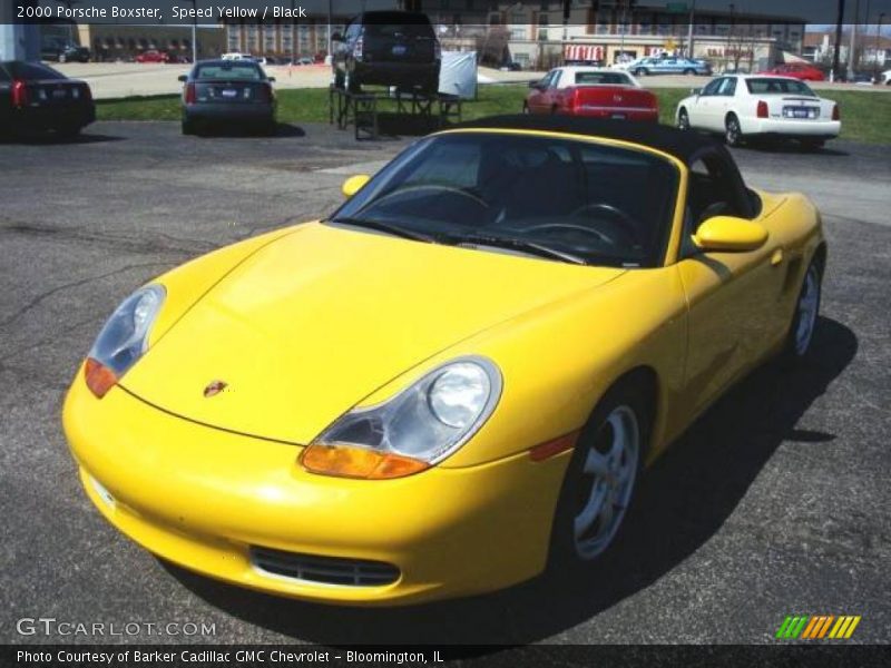 Speed Yellow / Black 2000 Porsche Boxster