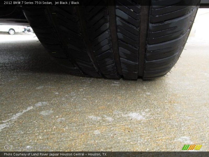 Jet Black / Black 2012 BMW 7 Series 750i Sedan